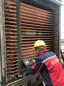 闭式冷却塔铜管填料更换工程