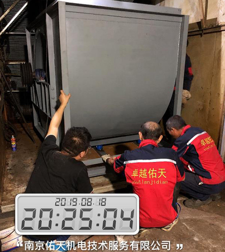工业风机安装